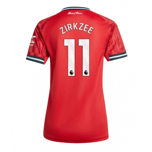 Billige Fotballdrakt Manchester United Joshua Zirkzee #11 Replika Hjemmedrakt Dame 2025-26 Kortermet Billige Fotballdrakt Manchester United Joshua Zirkzee #11 Replika Hjemmedrakt Dame 2025-26 Kortermet